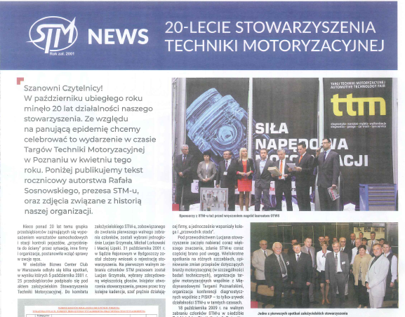 20 – lecie Stowarzyszenia Techniki Motoryzacyjnej